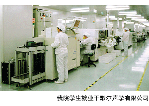濰坊工業技師學員就業于歌爾聲學有限公司