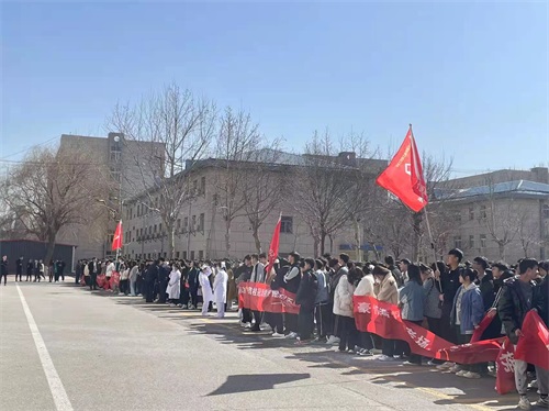 山東省安裝工程技工學(xué)校舉辦春考技能誓師大會(huì)  山東省安裝工程技工學(xué)校舉辦春考技能誓師大會(huì)