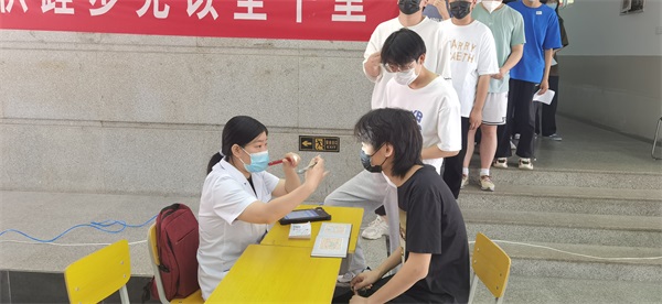 山東力明技工學校組織學生高考體檢 山東力明技工學校組織學生高考體檢